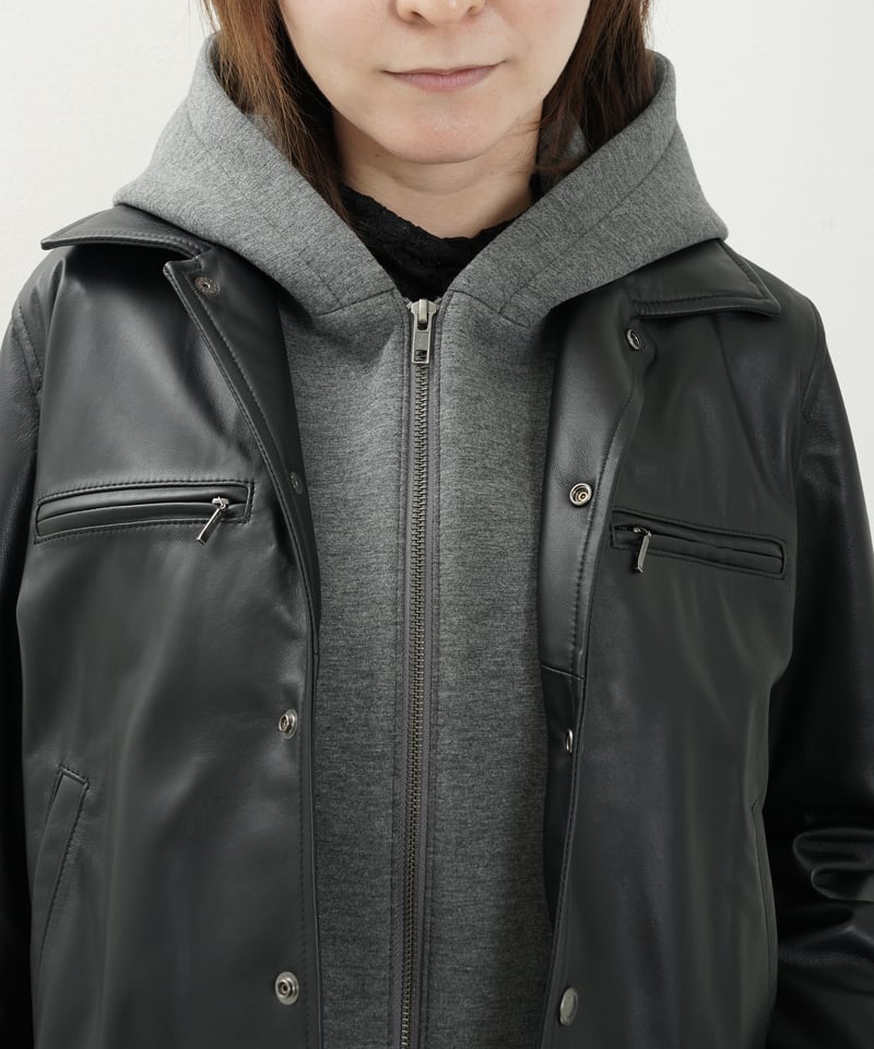 デタッチャブルラムレザージャケット（3色展開）_16235297
