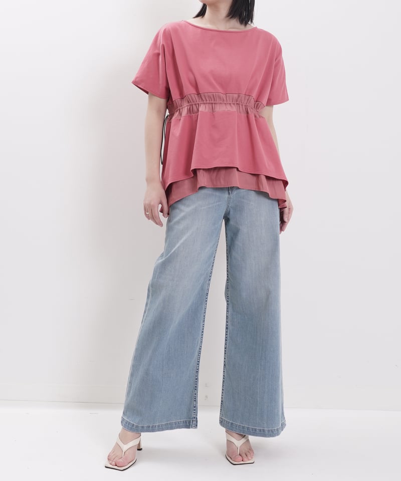 23SS 【エムエムシックス】バギーデニムパンツ 26 ハイウエストデニム 23SS 【エムエムシックス】バギーデニムパンツ 26 ハイウエスト