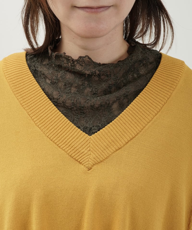 VネックイレギュラーヘムTOPS（3色展開）_16315287 | C.C.CROSS