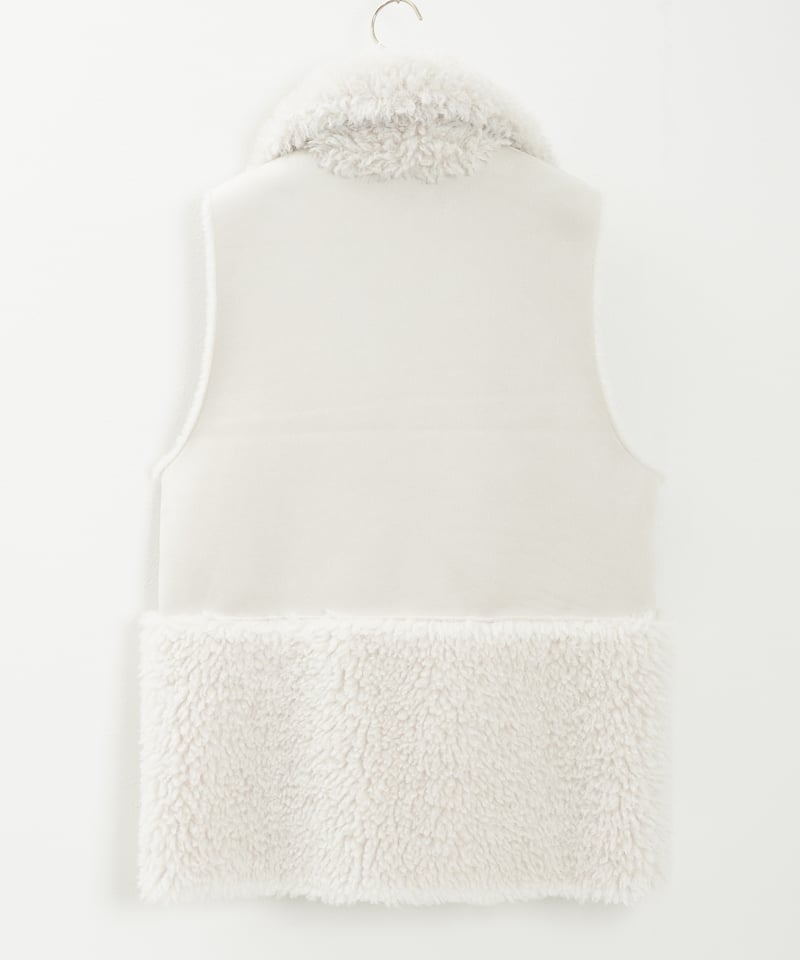 プードルファーリバーシブルジレ（3色展開）_16235262 | C.C.CROSS ONLINE