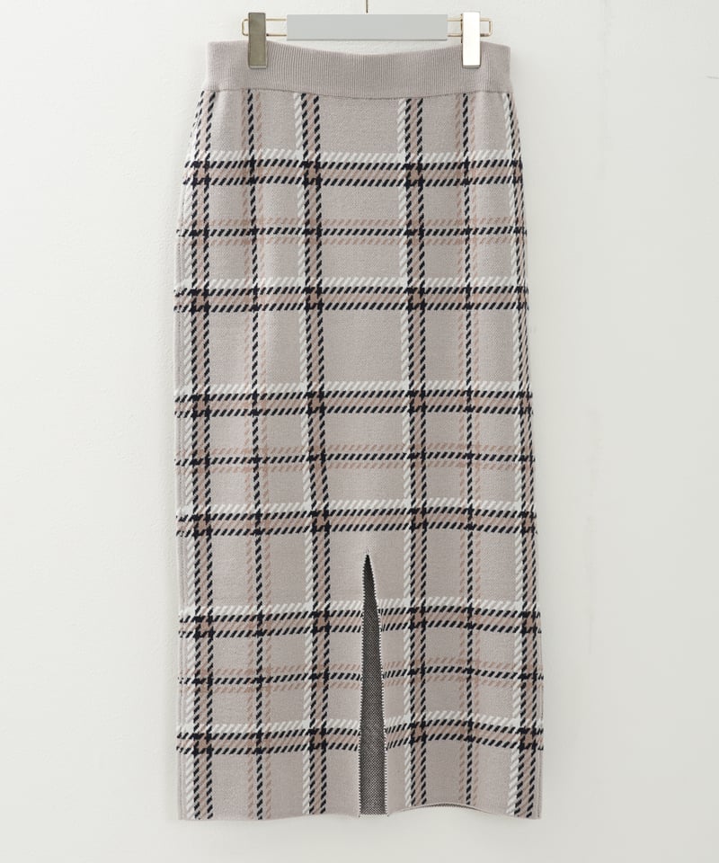 チェックニットスカート【SETUP】（4色展開）_17355366 | C.C.CROSS O
