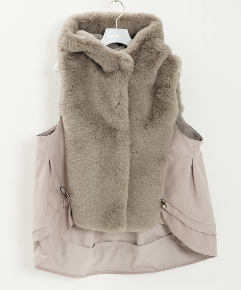 ファー×タフタジレ（3色展開）_16235261 | C.C.CROSS ONLINE