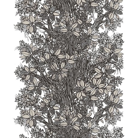 【フラットカーテン】Träd Grey / 幅260cm(両開き) x 丈200cm / 納期2週間