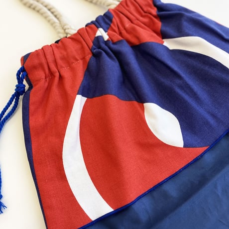 Dubbelflatan Red Blue バッグ Lサイズ