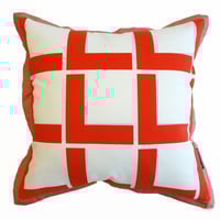 Linie Red Frame クッションカバー (45cm x 45cm)