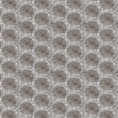 【フラットカーテン】Maskros Grey / 幅260cm(両開き) x 丈178cm / 納期2週間