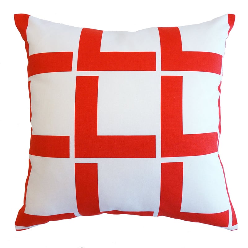 Linie Red クッションカバー (45cm x 45cm) | Nordiska Tyg