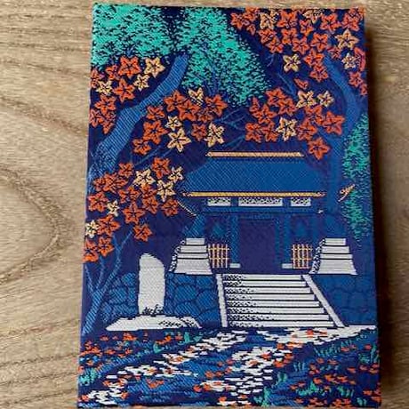 【山門紅葉/ランの花】御朱印帳