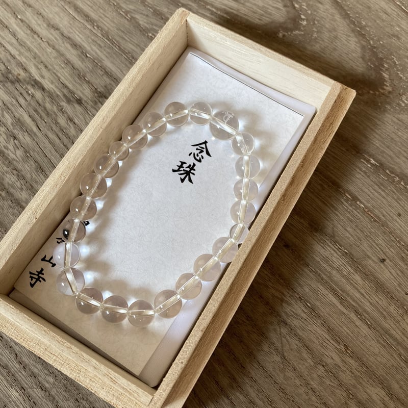 神峯山寺 毘沙門天 水晶念珠 (2サイズ) | 神峯山寺~Kabusanji~