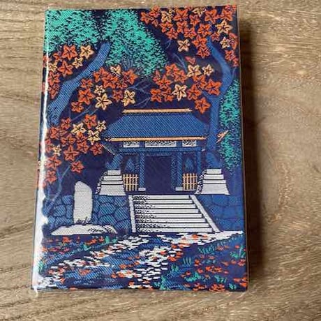 【山門紅葉/ランの花】御朱印帳