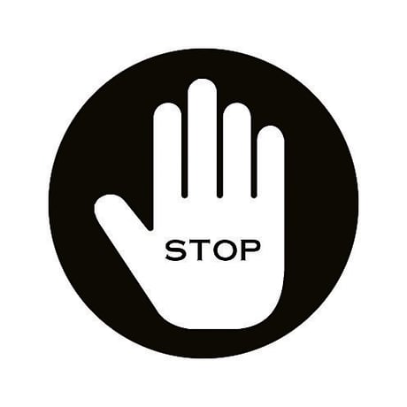 STOPマーク缶バッジ