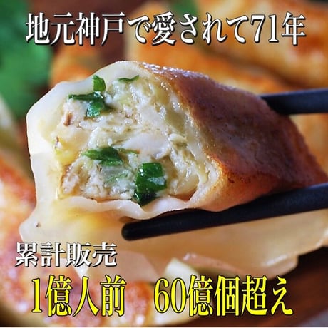 神戸ビーフ入り！極み餃子(４５個ニンニクなし味噌ダレ付）送料無料！当店自慢の名物餃子です