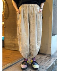 バルーンパイピングパンツ-モカ-