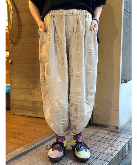 バルーンパイピングパンツ-モカ-