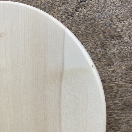 「いちょうの木のまな板」まん丸  直径25センチ wp-26