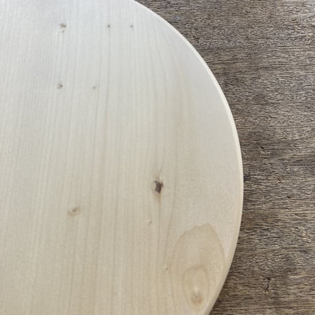 「いちょうの木のまな板」まん丸  直径25センチ wp-26
