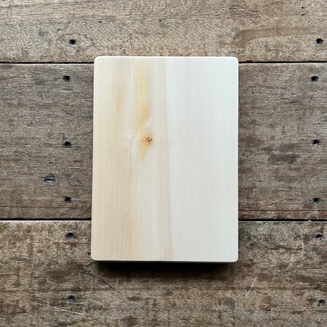 「白ごはんドットコム」冨田ただすけ様：オリジナルまな板 A4(かど丸 )TT-12