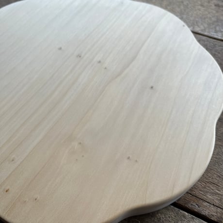 いちょうの木のまな板 花L　wp-01