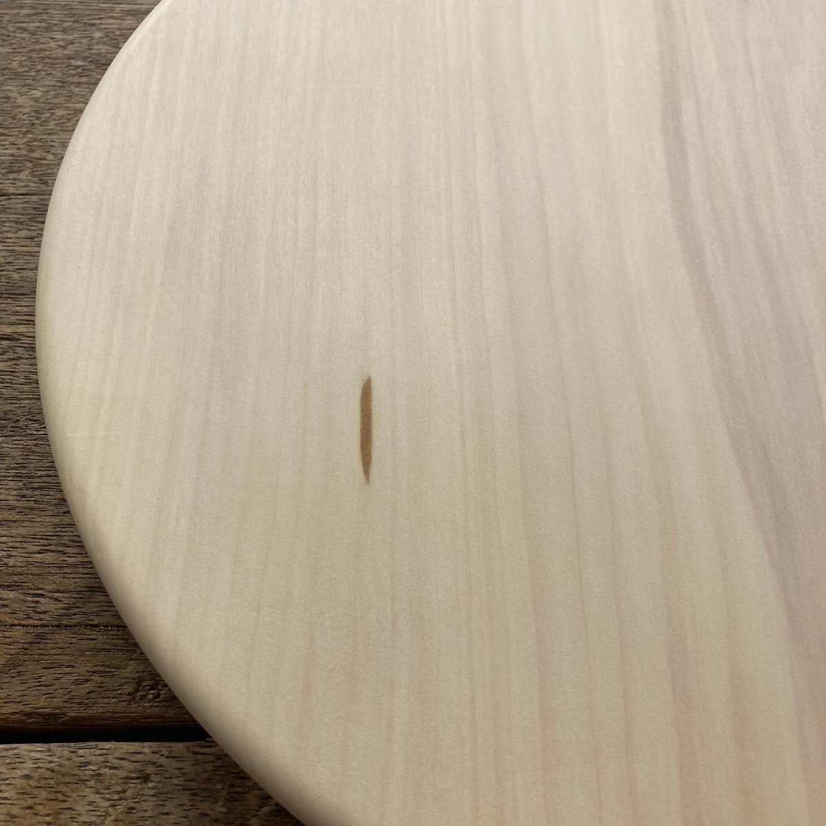 いちょうの木のまな板」まん丸 直径25センチ wp-32 | woodpecker