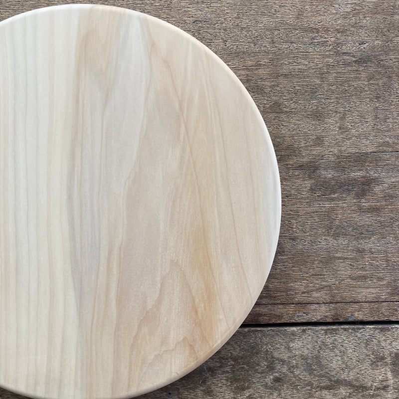 いちょうの木のまな板」まん丸 直径25センチ wp-32 | woodpecker
