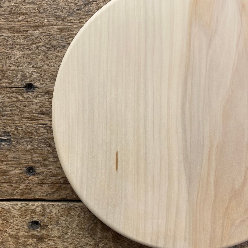 いちょうの木のまな板」まん丸 直径25センチ wp-32 | woodpecker