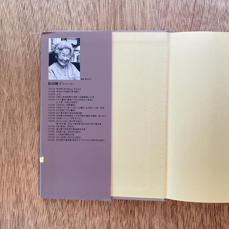 地底の人々 松田解子 1972年初版 松田解子自選集第6巻 地底の人々|松田解子 | bullock books