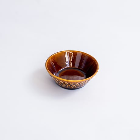 リーフ柄ボウル 小　全6色