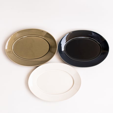 オーバルプレート　L　全6色