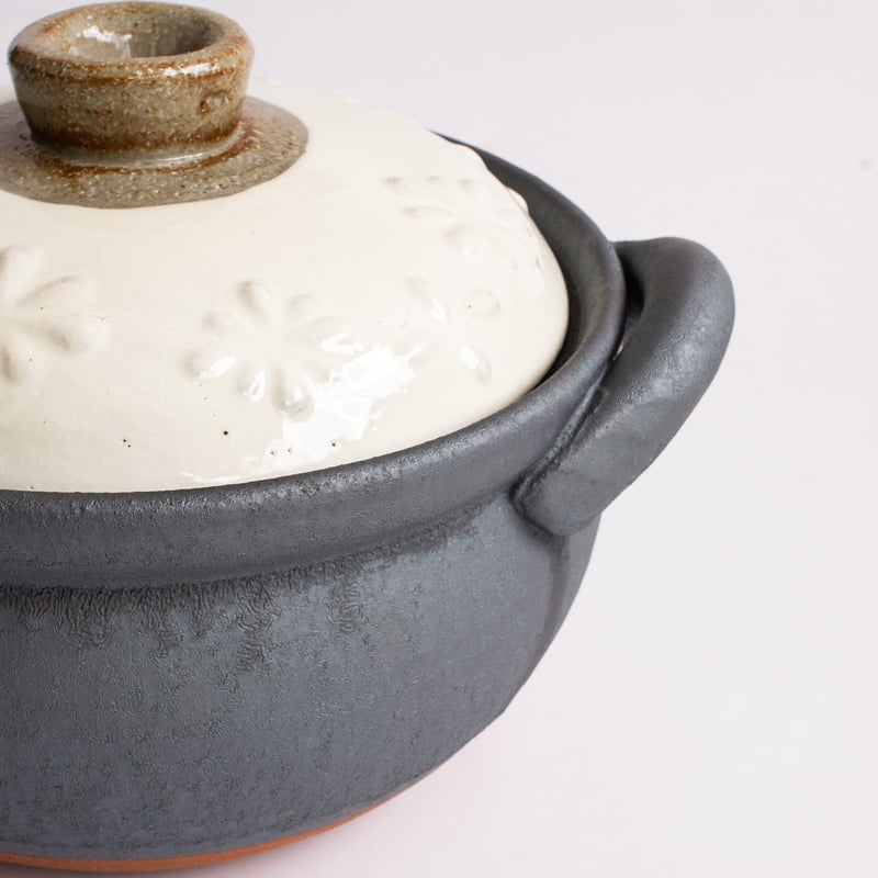 スープ鍋（1〜2人用）花柄 全2色 | 光泉窯 -kosengama-