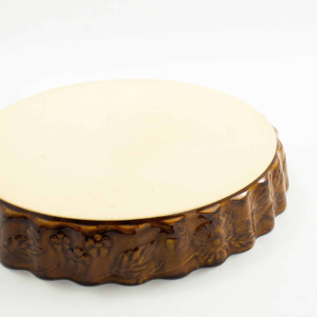 マーガレット柄 耐熱キッシュ皿 大 全4色 | 光泉窯 -kosengama-