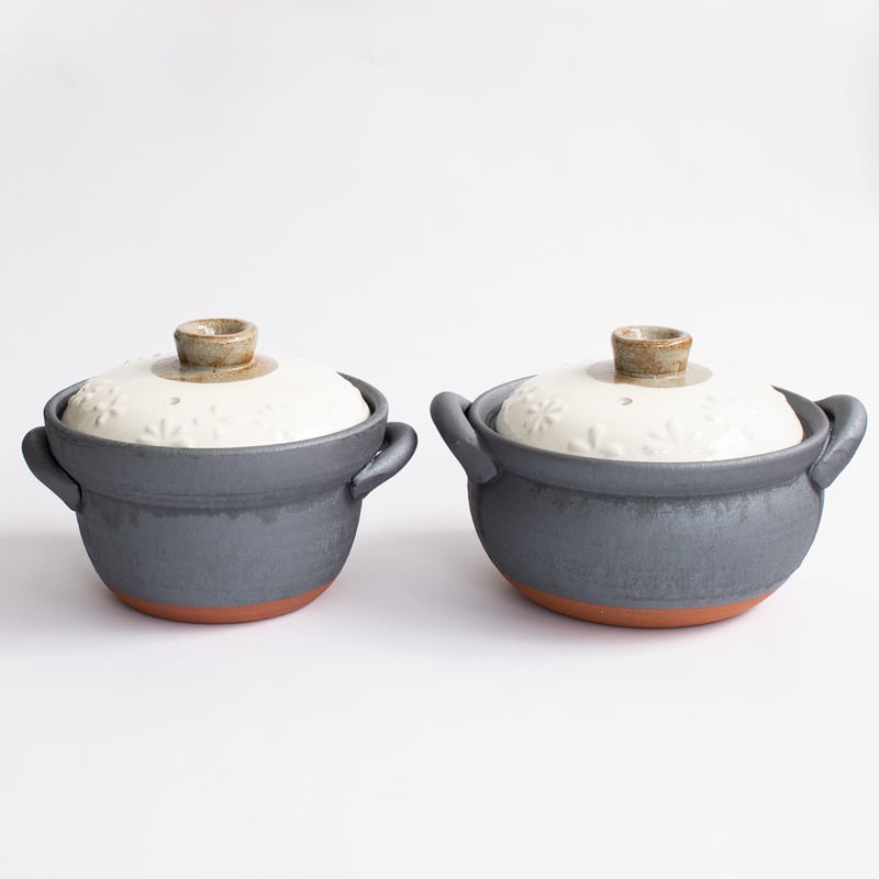 スープ鍋（1〜2人用）花柄 全2色 | 光泉窯 -kosengama-