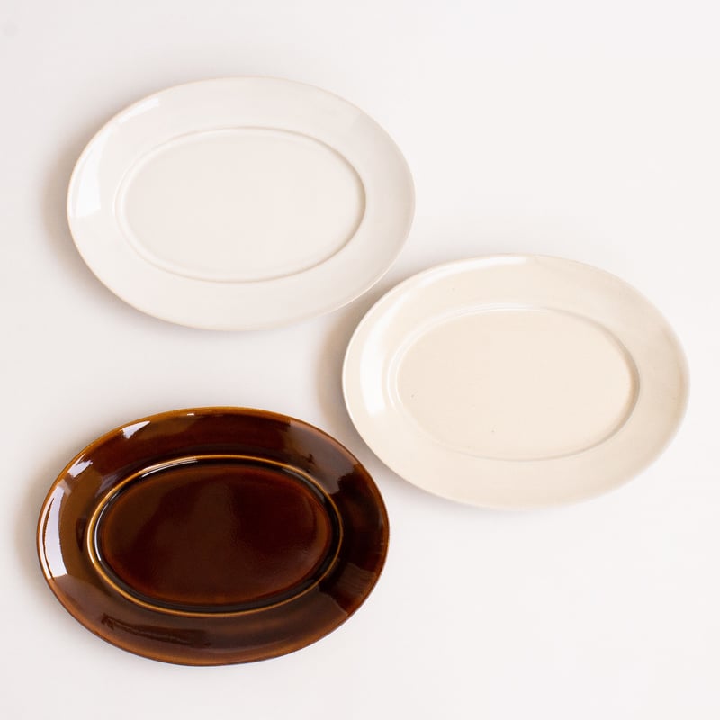 ミシャコシャ/大きめオーバルプレート SAKUZAN/Sara オーバルプレート M -【当店限定】オーバル型の器