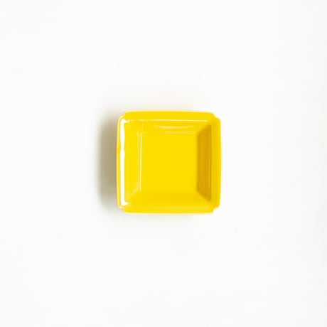 小皿　全3種　黄（黄交趾釉）