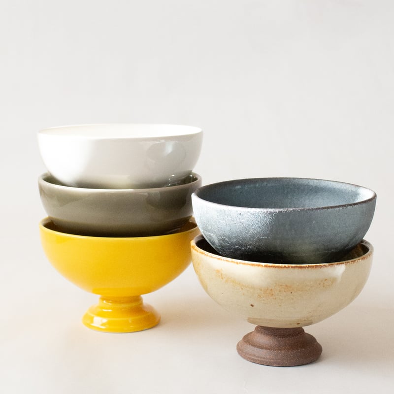 デザートカップ 高台付小鉢 全5色 | 光泉窯 -kosengama- デザートカップ 高台付小鉢 全5色 | 光泉窯 -kosengama-