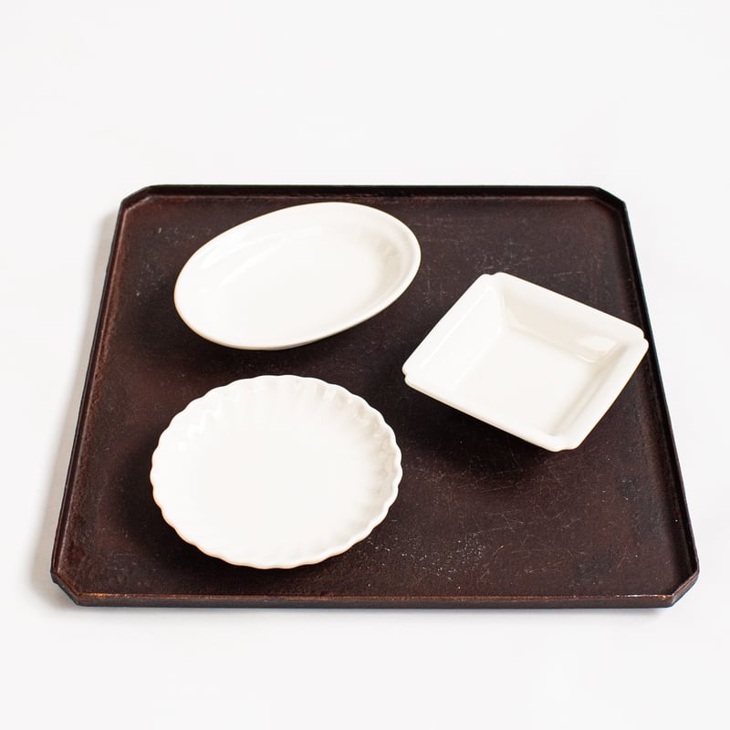 小皿 四角 全3色 | 光泉窯 -kosengama- 小皿 四角 全3色 | 光泉窯 -kosengama-
