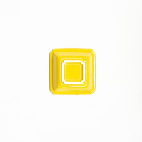 小皿　全3種　黄（黄交趾釉）