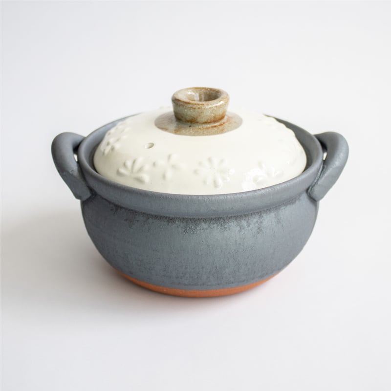 スープ鍋（1〜2人用）花柄 全2色 | 光泉窯 -kosengama-