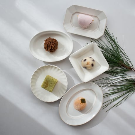 小皿　花　全3色
