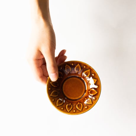 レリーフ 小皿 豆皿 　全4色 × 3種