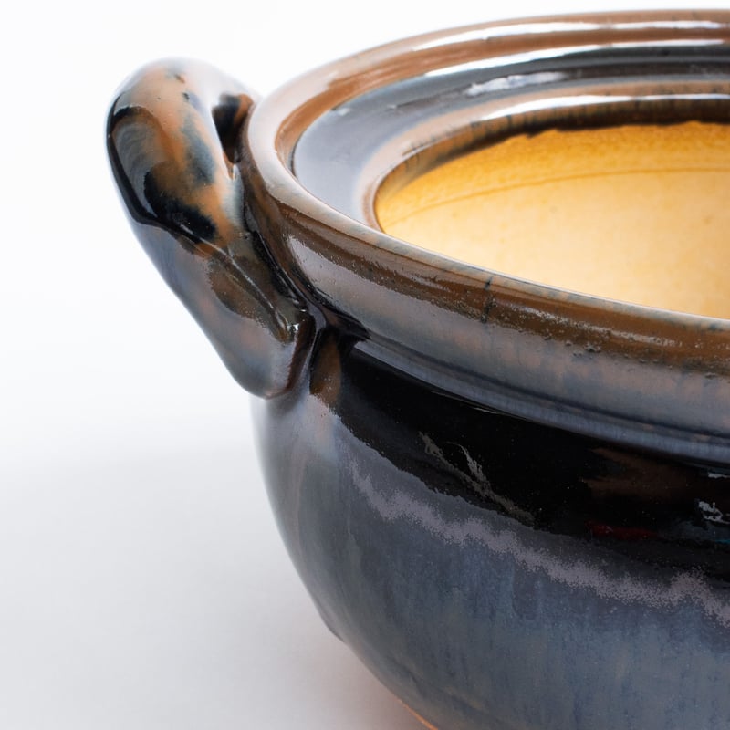 スープ鍋（1〜2人用）花柄 全2色 | 光泉窯 -kosengama-