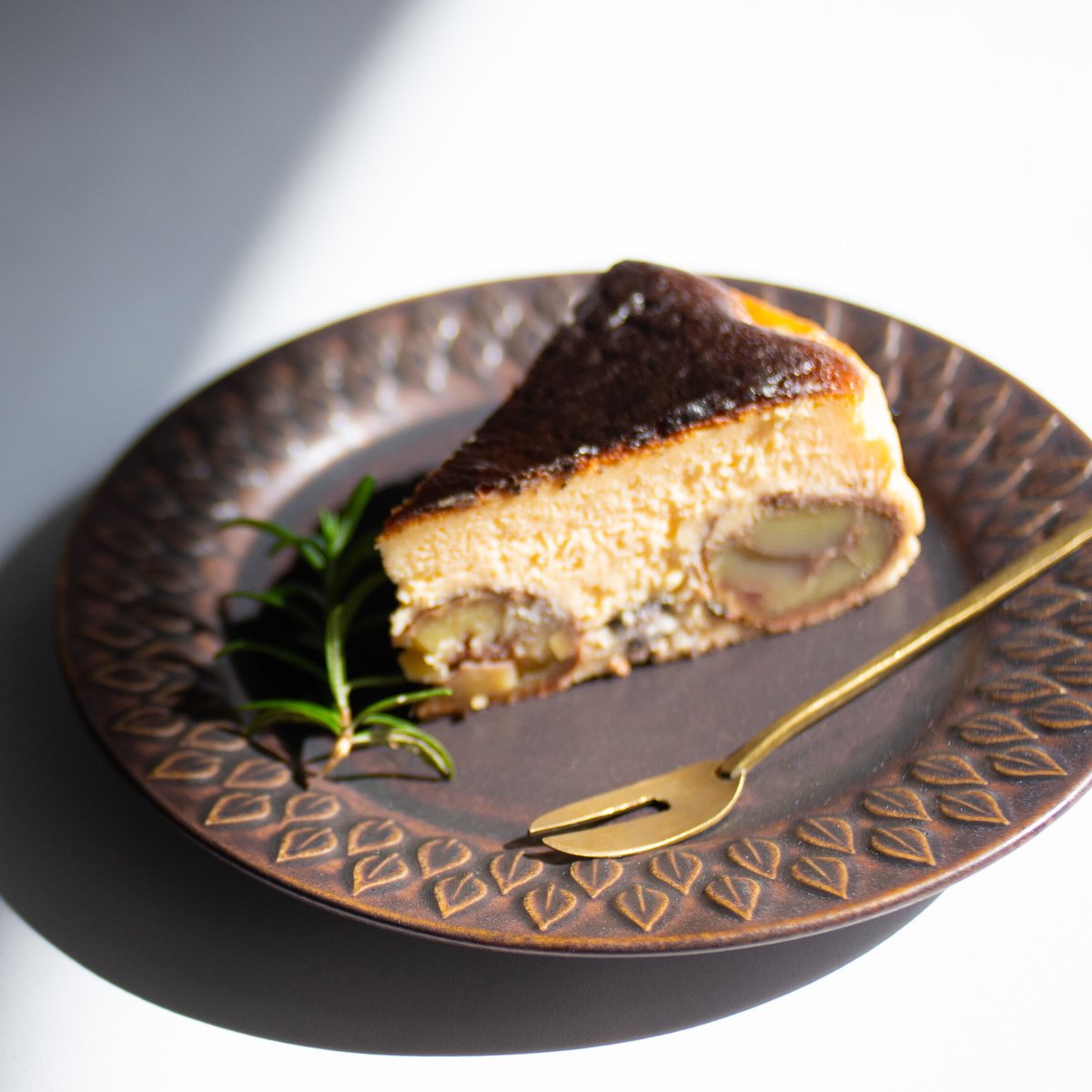 リーフ柄プレート 小 全6色 | 光泉窯 -kosengama-