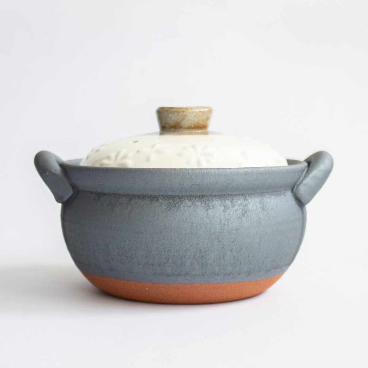 スープ鍋（1〜2人用）花柄 全2色 | 光泉窯 -kosengama-