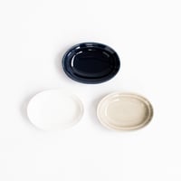 小皿　楕円　全3色