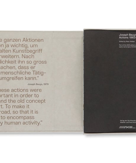 【DVD boxset】JOSEPH BEUYS: AKTIONEN 1963-1986｜Joseph Beuys