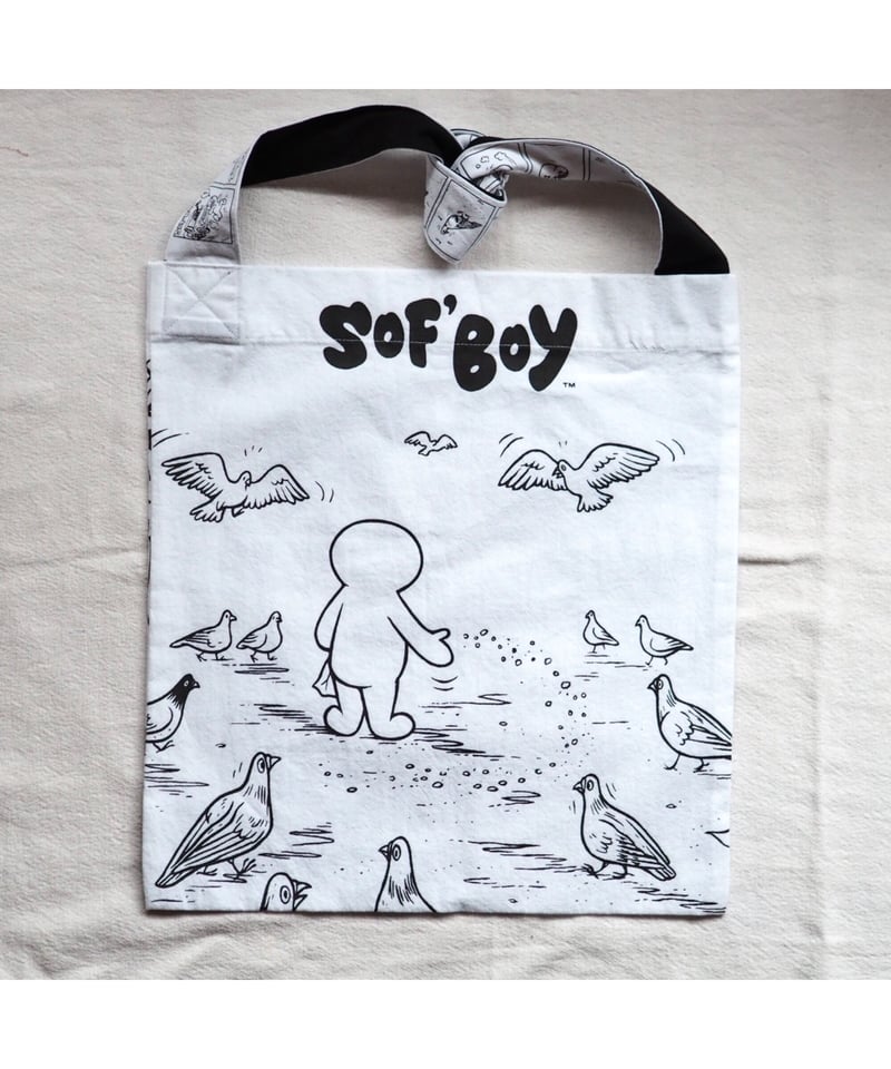 薄手】ソフボーイ トートバッグ/鳩さん2020年ver. | button 