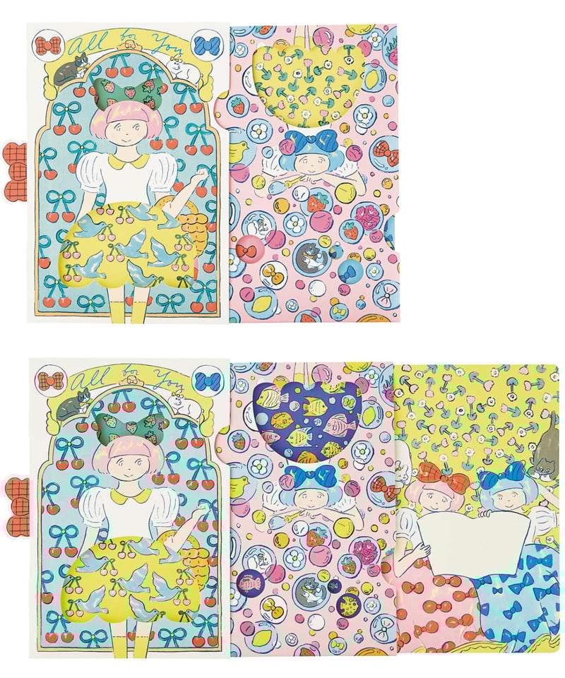 ③ふたりぼんちゃん水玉スカート /北澤平祐 | button