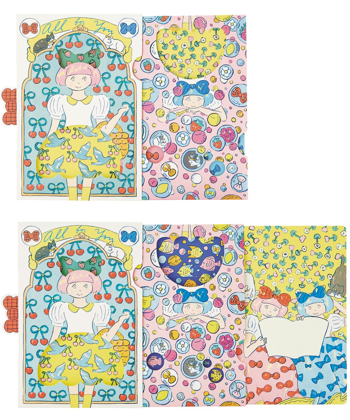 ③ふたりぼんちゃん水玉スカート /北澤平祐 | button