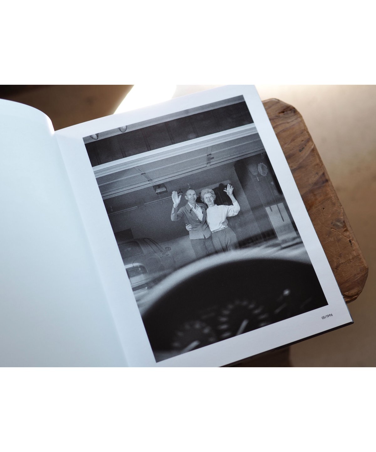 LEAVING AND WAVING / Deanna Dikeman | button