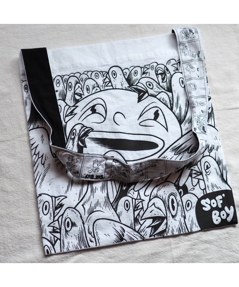 薄手】ソフボーイ トートバッグ/鳩さん2020年ver. | button 