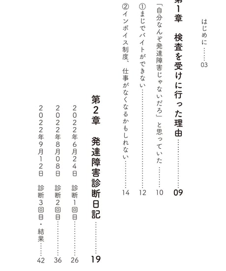 【サイン本】発達障害診断日記｜​​中村雅奈